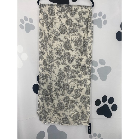 Echo 23 NWT Valencia Bi Color Floral Wrap Quick Dry Wrinkle Resist Neutral New - Picture 1 of 7